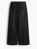 شلوار جین واید ذغالی H&M سایز ۴۸